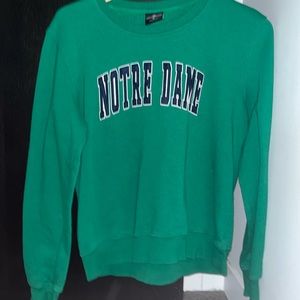 notre dame crewneck